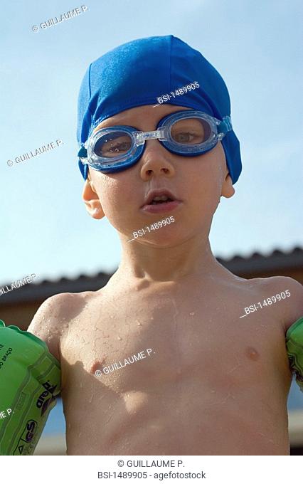 SWIMMING<BR>3 1/2-year-old boy