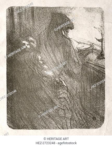 Au pied du Sinaï: La Prière des Juifs Polonais, 1898. Creator: Henri de Toulouse-Lautrec (French, 1864-1901)
