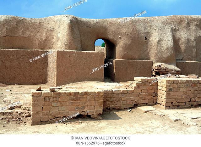 Elamite ziqqurat 13th century BC, UNESCO World Heritage Site, Chogha Zanbil Tchogha Zanbil, province Khuzestan, Iran