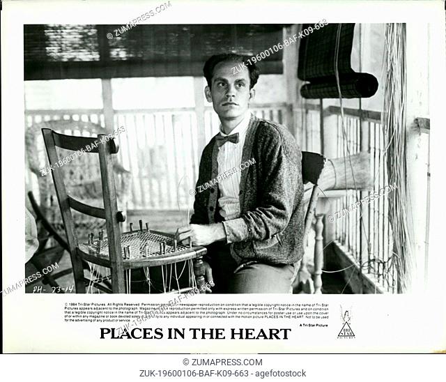 1984 - John Malkovich as Mr. Will, a blind World War I veteran, canes chairs as occupational theraphy and way to earn bed and board in Robert Benton's new film