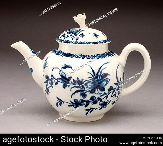 Author: Worcester Royal Porcelain Company. Tea Set - About 1760 - Worcester Porcelain Factory Worcester, England, founded 1751