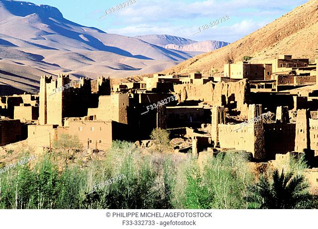 Ait Arbi Kasbah, Dades Valley. High Atlas, Morocco