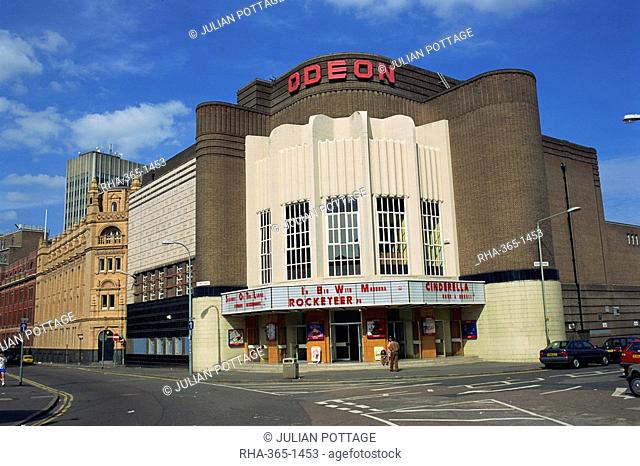 Leicester Odeon, on the corner of Queen Street and Rutland Street, Leicester, England, United Kingdom, Europe