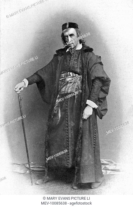 SIR HENRY IRVING Eminent English actor in the roll of Shylock in Shakespeare's The Merchant of Venice