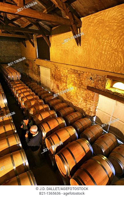 Chateau de Sabazan wines cellars at the Saint-Mont AOC, Gers, Midi-Pyrenees, France