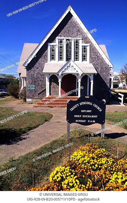 Massachusetts, Martha'S Vineyard. Edgartown. Trinity Episcopal Church