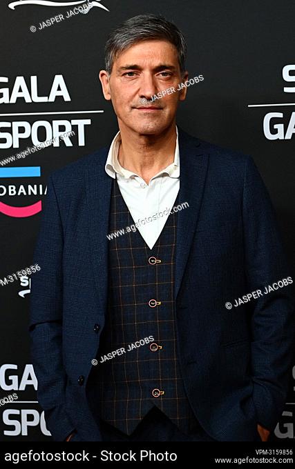 Union's head coach Felice Mazzu pictured before the award ceremony at the Sport Gala 2021 evening, with the sport women and men of the year 2021 awards