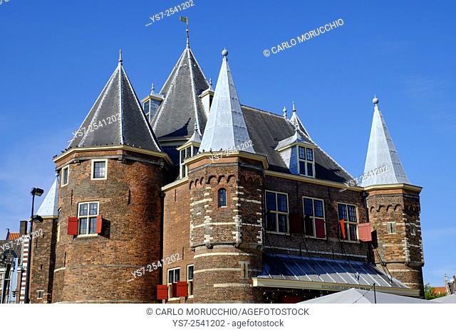 The Waag is a 15th-century building on Nieuwmarkt square in Amsterdam. It was originally a city gate and part of the walls of Amsterdam, The Netherlands, Europe