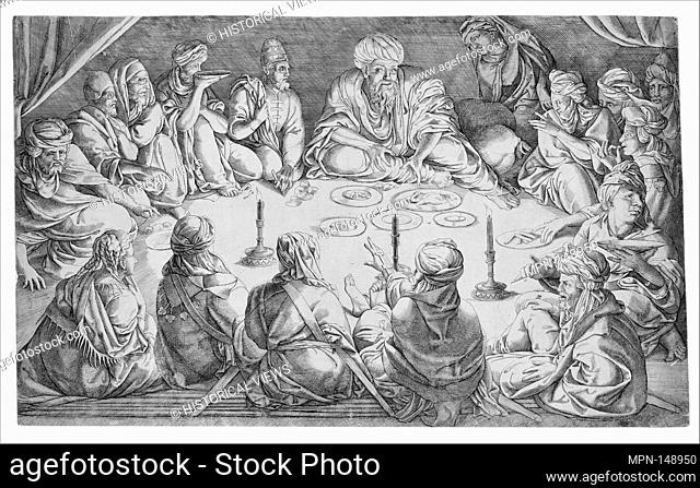 King Mulay Hasan and His Retinue at a Repast in Tunis. Artist: Jan Cornelisz Vermeyen (Netherlandish, Beverwijk 1500-1559 Brussels); Date: ca