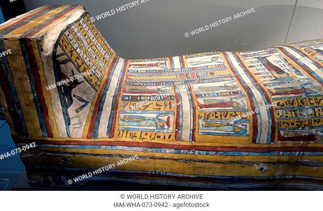 Coffin set of Lady Tadinehemetawy. Dated 650 BC