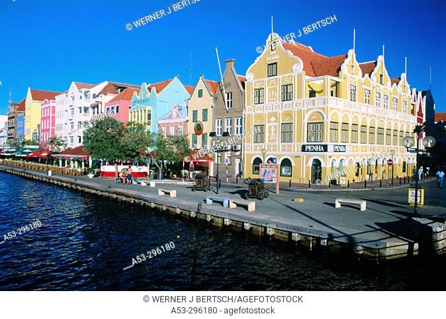 'Penha' building. Handelskade street. Punda. Willemstad. Curacao. Caribbean
