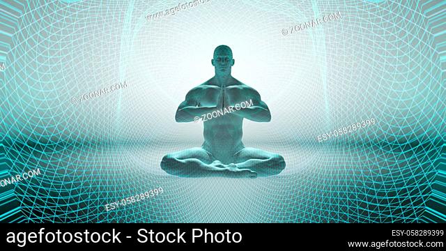 Spiritual Growth Holistic Healing Abstract Background Wallpaper