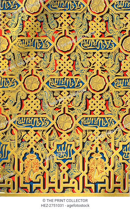 'Ornaments on panel, Hall of Ambassadors', 1907. Creator: Unknown