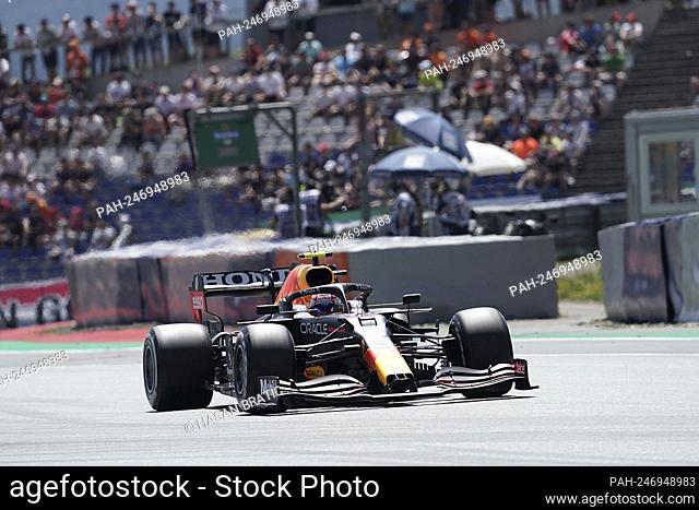 July 3rd, 2021, Red Bull Ring, Spielberg, Formula 1 BWT Grosser Preis von Osterreich 2021, in the picture Sergio Perez (MEX # 11), Red Bull Racing Honda