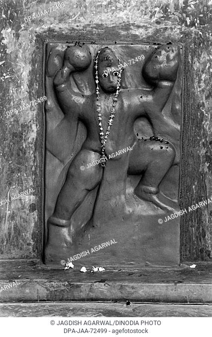 Monkey God Hanuman sculpture made of stone