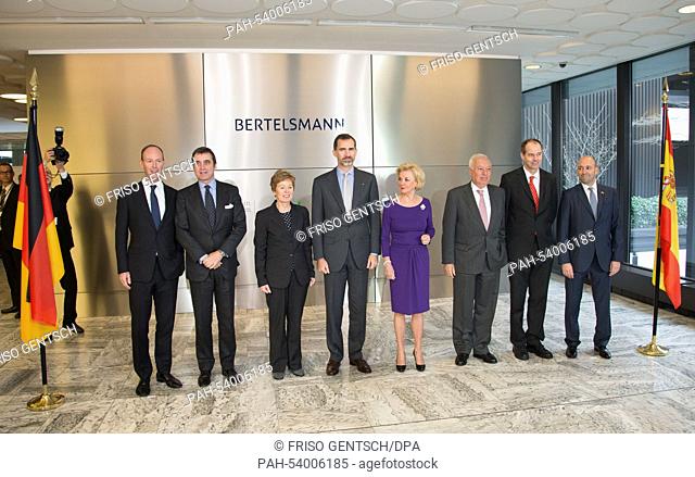 Thomas Rabe, CEO of Bertelsmann SE & Co. KGaA, Juan Pablo Garcia-Berdoy y Cerezo, Spanish Ambassador to German,  Angelica Schwall-Dueren