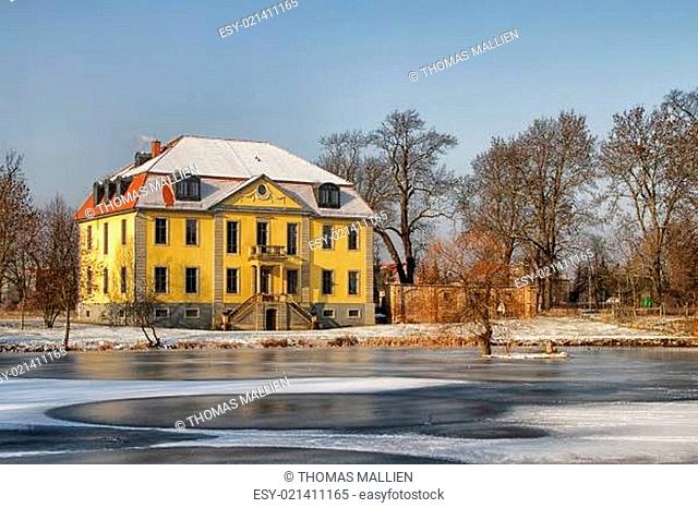 Gotha - Schloss Mönchshof im Winter
