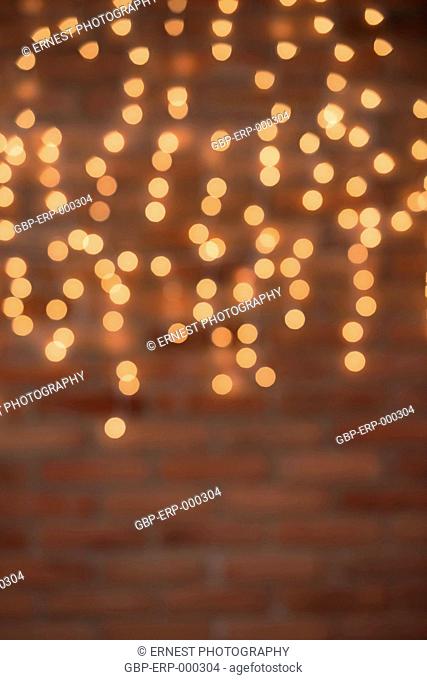 Ornaments, blinkers; wall, studio, isolated