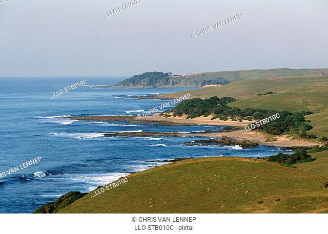 Scenic View of The Landilie Hills to Coffee Bay  Wild Coast, Transkei, Eastern Cape Province, South Africa