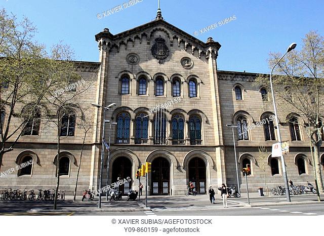 University of Barcelona historic building, Barcelona. Catalonia, Spain