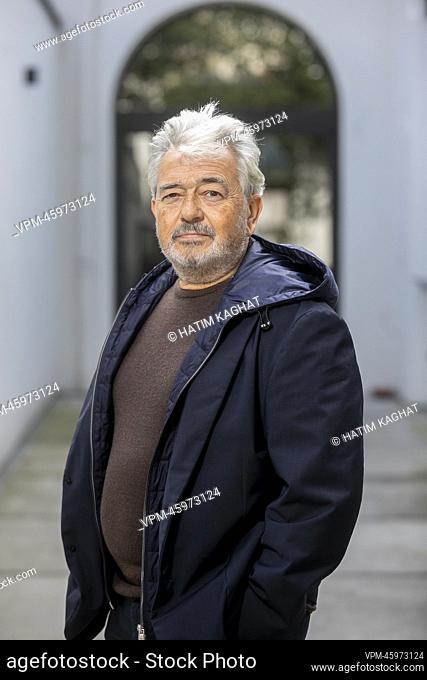 Hervé Di Rosa poses for the photographer during celebrations to mark the 25th anniversary of the EVA European Visual Artists lobby group