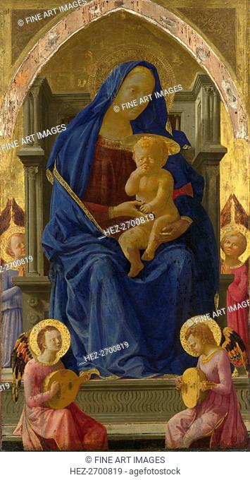 Virgin and child. From the Altarpiece for the Santa Maria del Carmine in Pisa, 1426