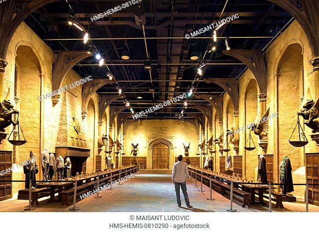 United Kingdom, London, Hertfordshire, Leavesden, Leavesden Film Studios, Harry Potter Studio Tour London, the scene of the eight Harry Potter movies' making of