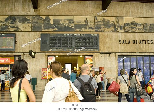 In Stazione di Santa Maria Novella Railway Station, Florence, Italy