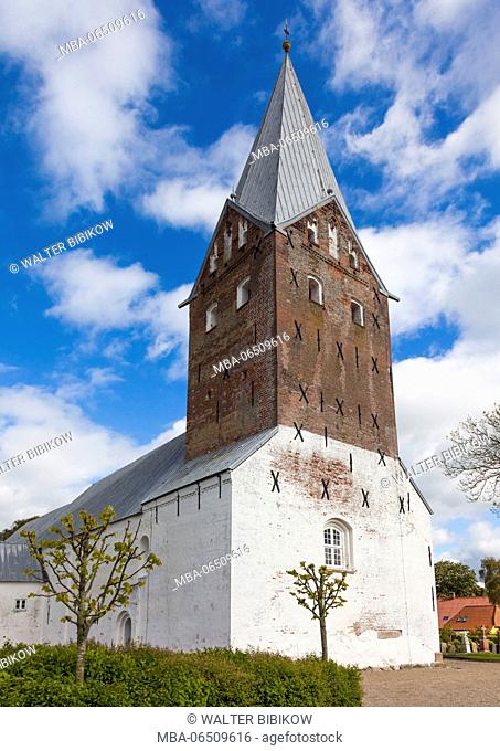 Denmark, Jutland, Mogeltonder, Mogeltonder Kirke Church, 12th century