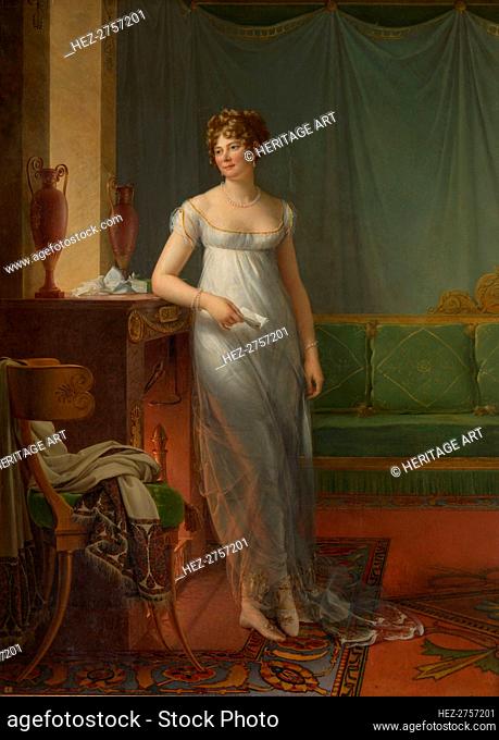 Madame Charles Maurice de Talleyrand Périgord (1761-1835), ca. 1804. Creator: Francois Pascal Simon Gerard