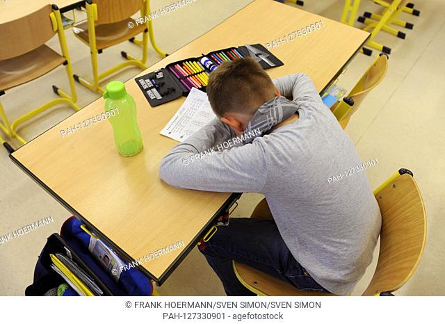 PISA study Germanys students again worse. Image: despair, desperate, disappointment, frustrated, disappointed, frustrated, dejected, afterseats, homework