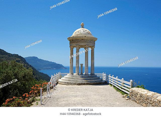 Balearic Islands, Majorca, Mallorca, Spain, Europe, outside, Son Marroig, temple, building, architecture, day, nobody