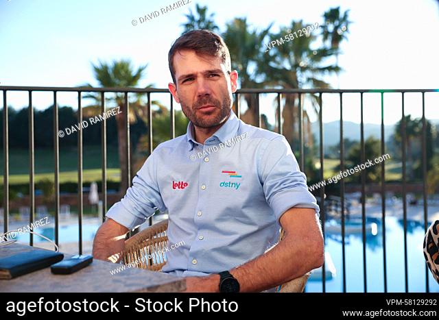Lotto-Dstny sports director Maxime Monfort pictured during the media day of Lotto Dstny cycling team in Denia, AB Spain, Friday 13 January 2023