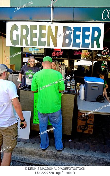 Green Beer St. Patrick's Day Celebration Bradenton Florida FL US