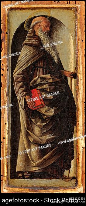 Polittico Griffoni: Saint Anthony the Great, ca 1472-1473. Creator: Ercole de' Roberti, (Ercole Ferrarese) (c. 1450-1496)