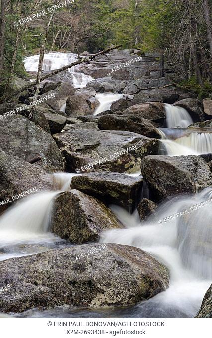 Harvard Brook in Lincoln, New Hampshire USA during the spring months