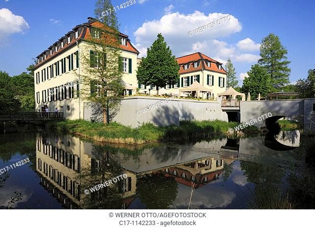Germany, Gelsenkirchen, Ruhr area, North Rhine-Westphalia, Gelsenkirchen-Buer, Schloss Berge (Berge Castle), hotel, restaurant