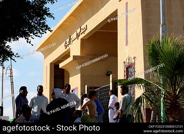 ***FILE PHOTO*** The Rafah border crossing between Egypt and the Gaza Strip, pictured on May 31, 2009. (CTK Photo/Pavel Nemecek)