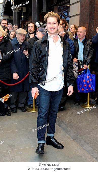 Arrivals for 'Chess' Press Night at the London Coliseum Featuring: Aj Pritchard Where: London, United Kingdom When: 01 May 2018 Credit: WENN.com