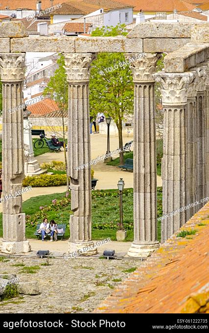 Templo romano de Évora, Templo de Diana , Évora, Alentejo, Portugal