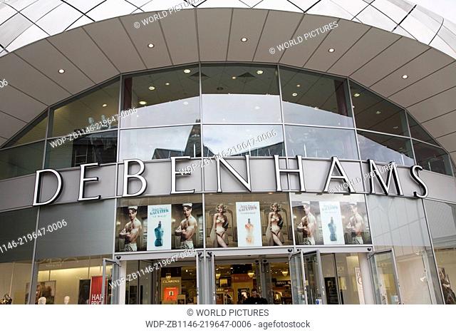 Debenhams department store shop, Bury St Edmunds, Suffolk, England