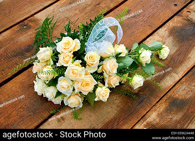 wedding bouquet alone