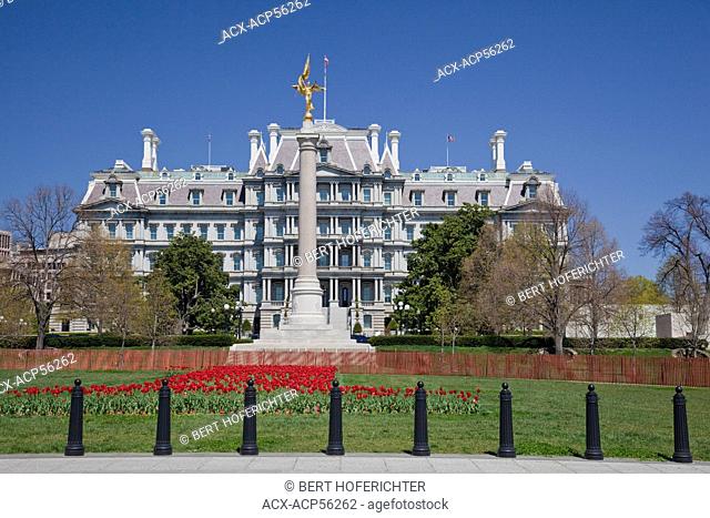 Washington, D.C. Capital of the U.S.A. Exsecutive Mansion or Eisenhower Exsectutive Mansion