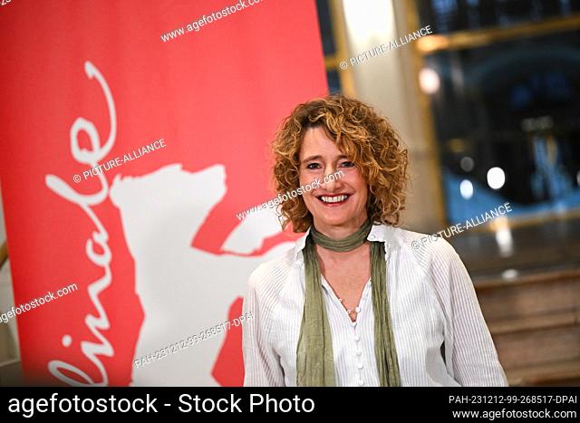 12 December 2023, Berlin: Tricia Tuttle stands in the Gropius Bau during her introduction as the new director of the Berlinale
