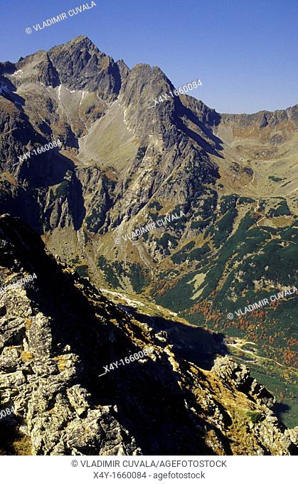 The valley of Zelene pleso, High Tatras, Slovakia