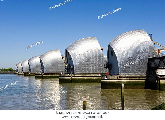 Thames Barrier, Woolwich, London, England