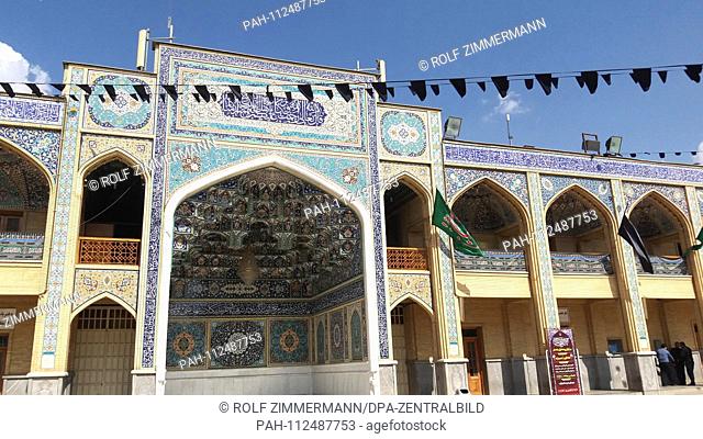Iran - Shiraz, capital of the central southern province of Fars, the Shah-Cheragh sanctuary can only be visited with an official guide. Taken on 20.10