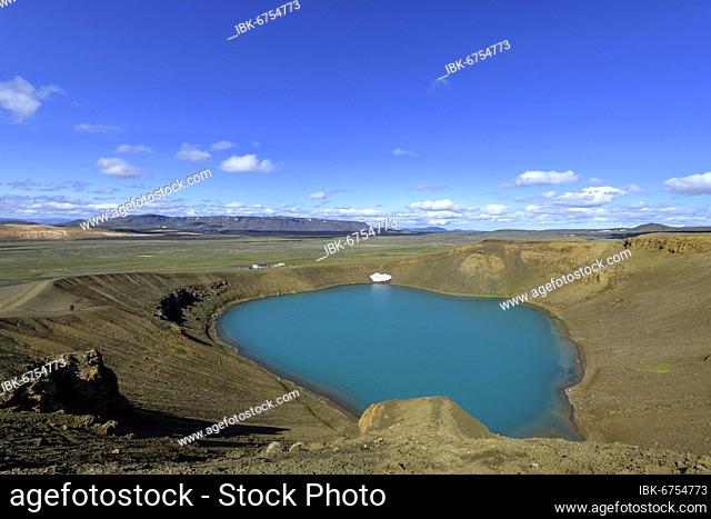 Crater Lake Viti, Krafla, Skútustaðir, Norðurland eystra, Iceland, Europe
