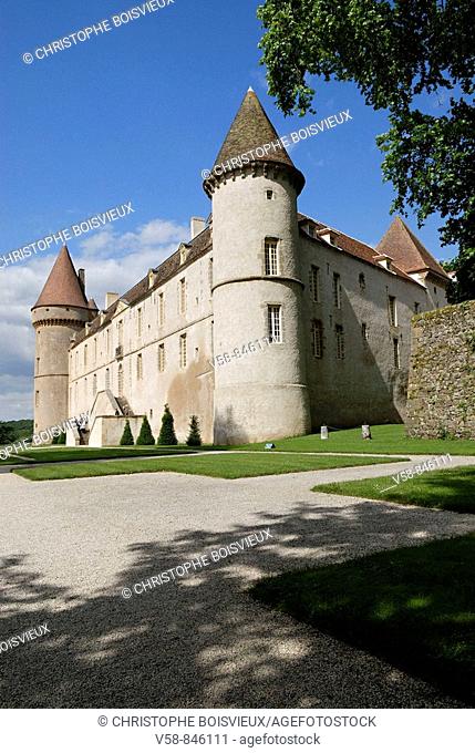 Castle of Bazoches, estate of famous marquis de Vauban, Parc Naturel Regional du Morvan, Nievre, France
