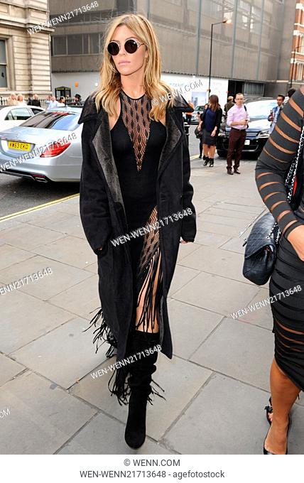 London Fashion Week Spring/Summer 2015 - Julien Macdonald - Arrivals Featuring: Abbey Clancy Where: London, United Kingdom When: 13 Sep 2014 Credit: WENN